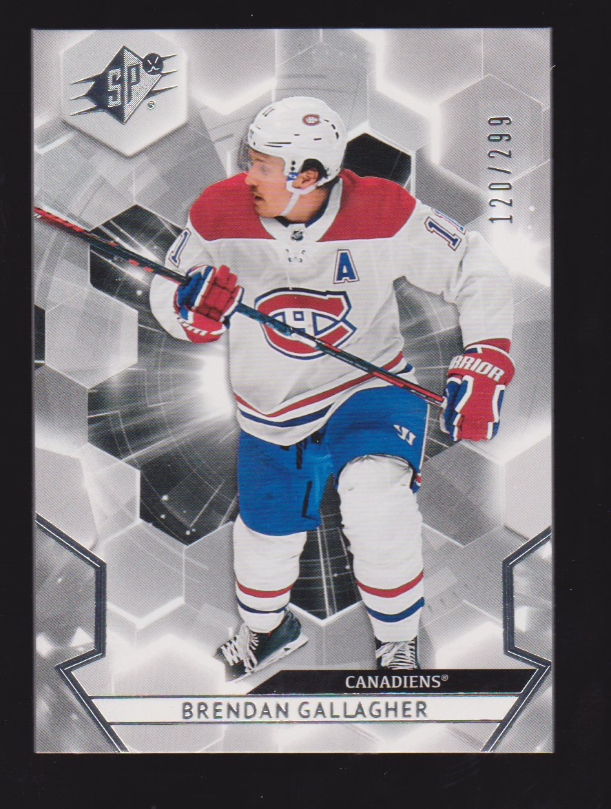 (image for) 2020-21 SPx #81 Brendan Gallagher 120/299